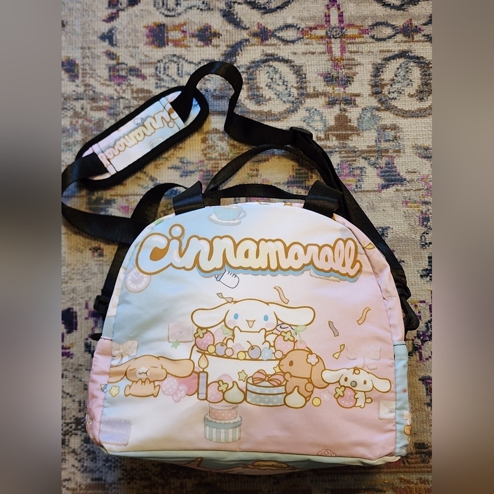 Cinnamoroll Sanrio Insulated Lunch Bag Crossbody Pastel Pink Blue OS
